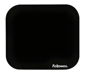 Fellowes Premium czarna / Podkładka pod mysz / 20,32 x 22,86 cm / Poliester, guma