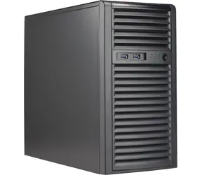 SuperMicro CSE-731I-404B Obudowa typu Tower do komputera PC / Micro-ATX / 400 W 80PLUS Gold / Cicha <25 dB
