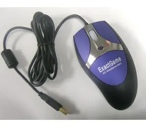 EXACTGAME EG-ExactGame9000 czarno-niebieska / Mysz gamingowa / Laserowa / 2000 DPI / Przewodowa USB / 7 przycisków / Dla osób praworęcznych