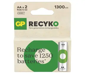 GP ReCyko AA (HR6) 1300mAh 2 szt. / Akumulator / NiMH