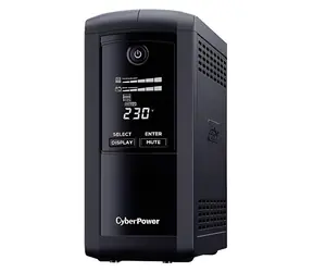 CyberPower Value Pro seria GreenPower UPS czarny / 1000VA / 550W / 6x IEC C13 / LCD