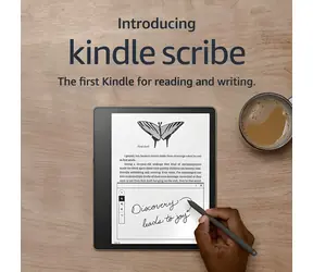 Amazon Kindle Scribe 10,2" 16 GB czarny (Podstawowy rysik) / Czytnik e-booków / E-Ink / Wi-Fi / BT / Rysik