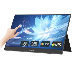 15,6" Zeuslap AT156 / Monitor przenośny / IPS / FHD 1920×1080 / dotykowy / USB-C + mini HDMI