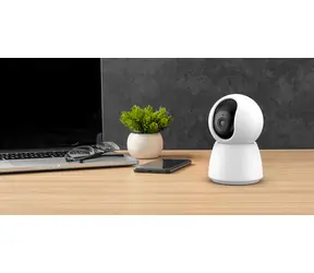 Kamera iGet HOME CS4 biała / Kamera IP wewnętrzna / 2K / WiFi / LAN / noktowizor