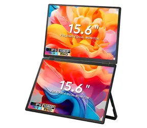 15,6" Extralink SMART Life T01 / Monitor przenośny / IPS / 2 monitory