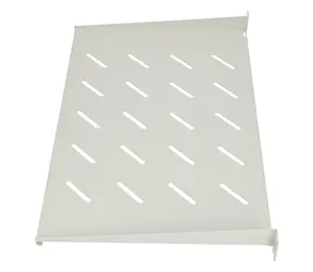 Półka rack Extralink 1U szara / Półka rack / 19" / głębokość 300 mm / stal