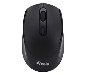 Mysz bezprzewodowa Equip Dual Mode, czarna / Mysz / 4 przyciski / 2,4 GHz / 1600 DPI