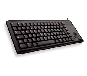 Cherry G84-4400LUBDE-2 czarna / Klawiatura z trackballem / przewodowa / USB / TKL 75% / układ DE