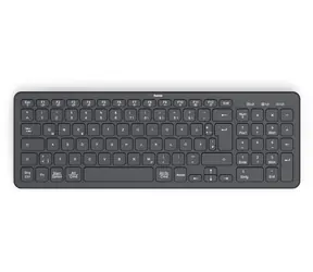 HAMA WK-300 czarna / Klawiatura bezprzewodowa / 96% / Wielourządzeniowa