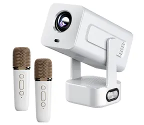 Extralink IMS360 biały / Projektor / Full HD 1920x1080 / Android 13 / Karaoke 2 mikrofony / Wi-Fi