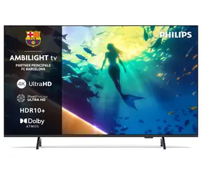 43-calowy Philips 43PUS8010/12 czarny / Telewizor / 4K UHD / LED / Titan OS / Wi-Fi / Bluetooth 5.2 / 3× HDMI