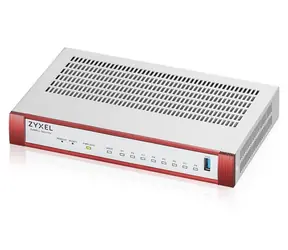 ZyXEL USG Flex 100H / Zapora sieciowa / 8x Gigabit LAN / SPI 3 Gbit/s / VPN 50 tuneli / 60 miesięcy gwarancji