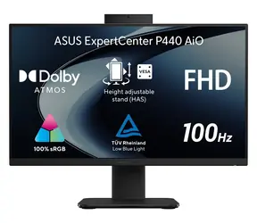 Asus ExpertCenter P4 AiO czarny / 23,8" FHD / Intel Core i3-1315U / 8 GB DDR5 / 512 GB SSD / W11P EDU