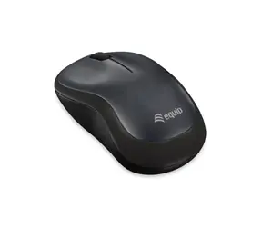 Mysz bezprzewodowa Equip Comfort w kolorze czarnym / Mysz / bezprzewodowa / odbiornik nano USB / 1200 DPI