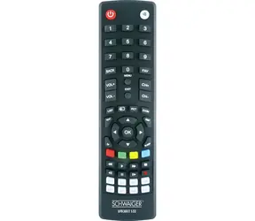 Schwaiger Uniwersalny pilot zdalnego sterowania 8 w 1 czarny / Pilot zdalnego sterowania / IR / Uniwersalny / 8 urządzeń / 2x AAA
