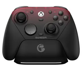 GameSir G7 Pro czarno-czerwony / Kontroler do gier / Trzy tryby połączenia / Joysticki TMR z efektem Halla / USB-C