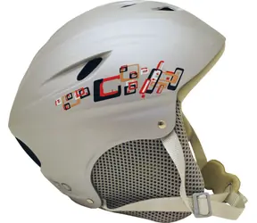 CALTER PRO L (58-61 cm) srebrny / Kask narciarski / System dopasowania / Miękkie nauszniki / Tylny uchwyt na gogle