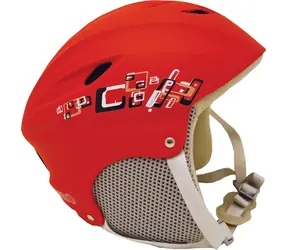 CALTER PRO L (58-61 cm) czerwony / Kask narciarski / System dopasowania / Miękkie nauszniki / Tylny uchwyt na gogle