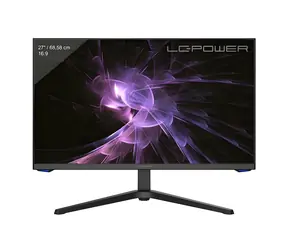 27" LC-Power LC-M27-QHD-180 czarny / Monitor / IPS / QHD 2560×1440 / 180Hz / 1ms / 2xDP+2xHDMI