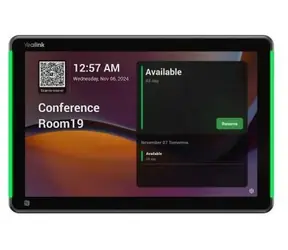 Yealink RoomPanel PLUS E2 25,6 cm / Panel rezerwacji pokoju / Ekran dotykowy 10,1" / Wi-Fi / Bluetooth 5.0
