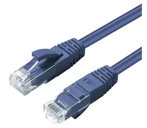 MicroConnect CAT6a U/UTP 2m niebieski / Kabel sieciowy / RJ-45 / PoE / LSZH