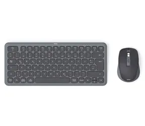 HAMA WK-500/WKM-500 czarno-szary / Zestaw bezprzewodowy / Klawiatura + mysz / Multi Device