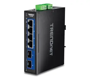 Trendnet TI-G5062 / Przełącznik / 4X 2.5G RJ-45 / 2x SFP+ 10G / przemysłowy / szyna DIN / niezarządzany