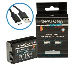 PATONA EN-EL25 1250mAh / Baterie / Li-Ion / Platinum / USB-C nabíjení