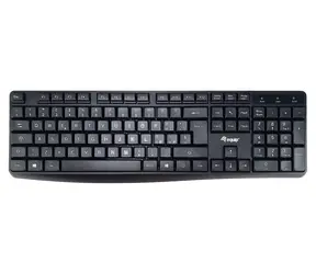 Klawiatura Equip Wired IT Czarna / Klawiatura / USB / 105 klawiszy / Plastik