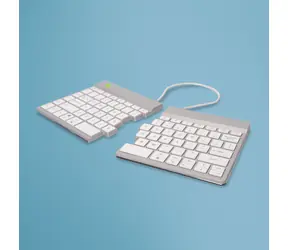R-GO Tools Split Break US biały / Klawiatura składana / Układ US / Bezprzewodowa / Bluetooth 5.0