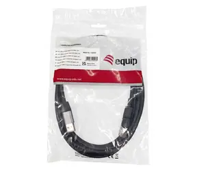 Adapter Equip USB-C/A - RJ-45 czarny 2 m / Adapter / Gigabit Ethernet / Plug & Play