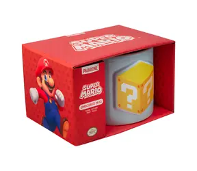 Kubek PALADONE Super Mario czerwony / ceramiczny / tłoczony