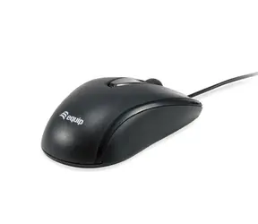 Mysz kompaktowa Equip USB-C czarna / Mysz / przewodowa / optyczna / 1200 DPI / 1,5 m