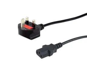 Equip BS 1363 - C13 czarny / Kabel zasilający / 10 m / 250 V / 10 A