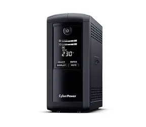 CyberPower VP700ELCD czarny / Zasilacz awaryjny UPS / Line-interactive / 700 VA / 390 W / Wyświetlacz LCD