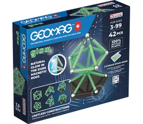 Zestaw konstrukcyjny Geomag Glow / 42 elementy / od 3 lat