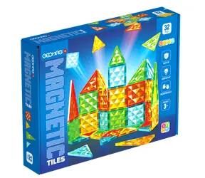 Zestaw magnetycznych płytek Geomag Magnetic Tiles / 32 elementy / od 3 lat