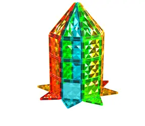Geomag Płytki magnetyczne / Zestaw do budowania / elementy magnetyczne / 60 szt. / od 3 lat