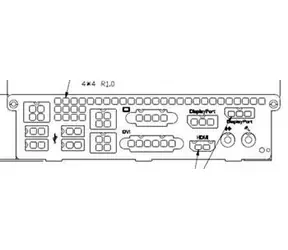 Ramka SuperMicro I/O do X13SAZ-F / Ramka I/O / Do obudów SC512F/SC514/SC515/SC813/SC113/SC815