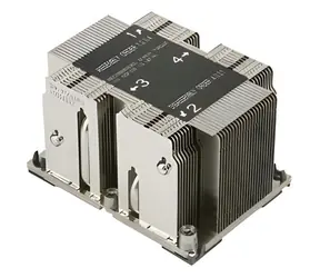 SuperMicro SNK-P0068PS / Pasywne chłodzenie procesora / 2U / LGA3647 (gniazdo P) / wąski ILM
