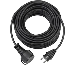 Brennenstuhl Super- SOLID czarny / Przewód przedłużający / zewnętrzny / IP44 / 10 m