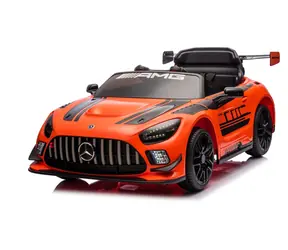 Eljet Samochód elektryczny dla dzieci Mercedes- AMG GT3 pomarańczowy / 2x25 W / Prędkość 2,5-3,5 km/h / Nośność 30 kg