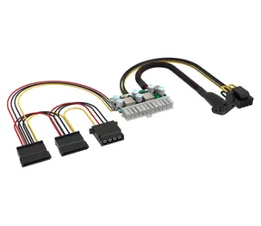 Akasa Compact Power 200 / Kabel zasilający / 24-pin ATX - 4-pin DIN / 200 W
