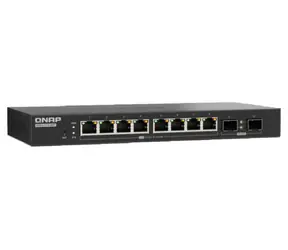 QNAP QSW-L2110-10T / Przełącznik / 8x 2,5GbE RJ45 / 2x 10GbE RJ45 / Lite Managed