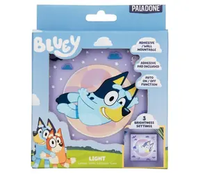 PALADONE Lampka nocna Bluey / Lampka nocna / zasilana bateryjnie / regulowana jasność / montaż ścienny