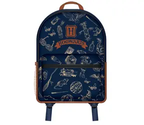 BLUESKY Plecak Harry Potter Granatowo-złoty / Plecak szkolny / 37x25x13 cm