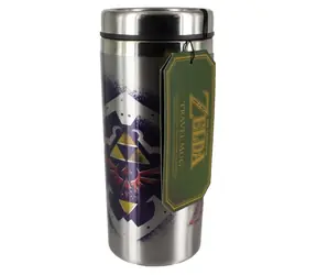 Kubek podróżny PALADONE Zelda / Kubek / stal nierdzewna / 450 ml