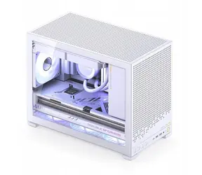 Jonsbo D32 PRO biały / Obudowa komputera / Mini-Tower / mATX / Szkło hartowane