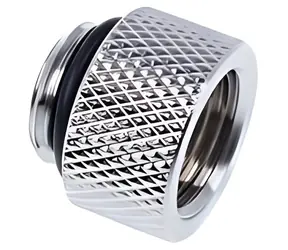 Alphacool Eiszapfen 10mm G1/4 AG-IG chrom / Adapter / Chłodzenie wodne / Mosiądz / Prosty