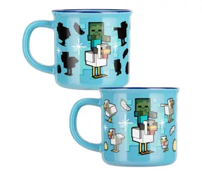 Kubek do przewijania PALADONE Minecraft Chicken Jockey / Ceramiczny / Projekt na licencji